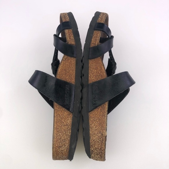 Birkenstock Black Slip On Sandal Shoes Size 5 - Picture 4 of 9